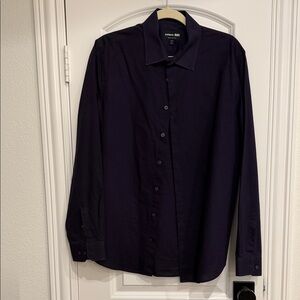 Express Dark plum Men's Dress Shirt
